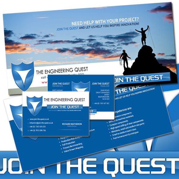 Join The Quest Leaflets and Business Cards