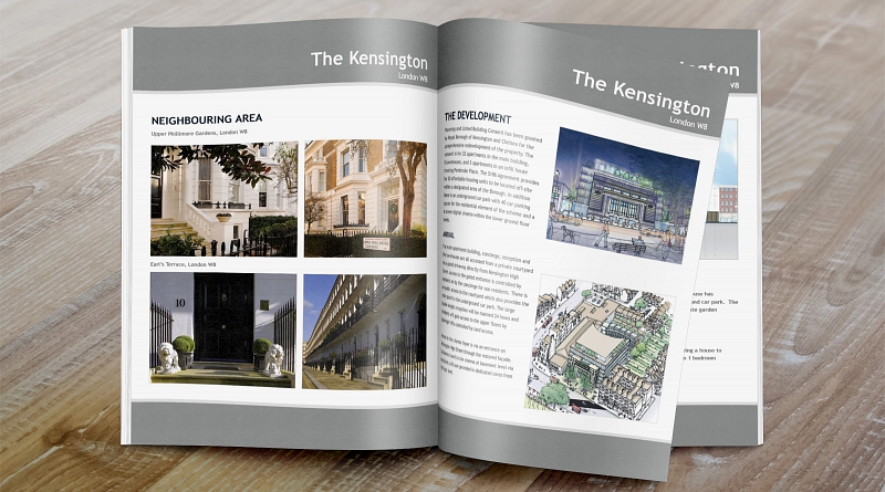The Odeon Kensington - Design of 28 page brochure to advertise the sale and development of The Odeon in Kensington