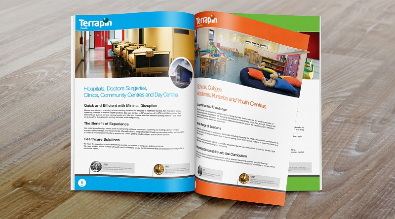 Terrapin - Design of a 28 page brochure to advertise their sectors, services and solutions