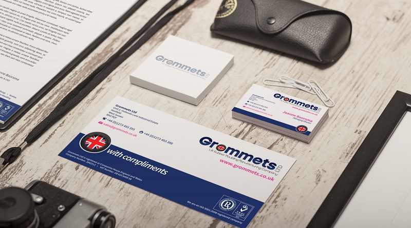 Grommets Ltd - Design of corporate stationery