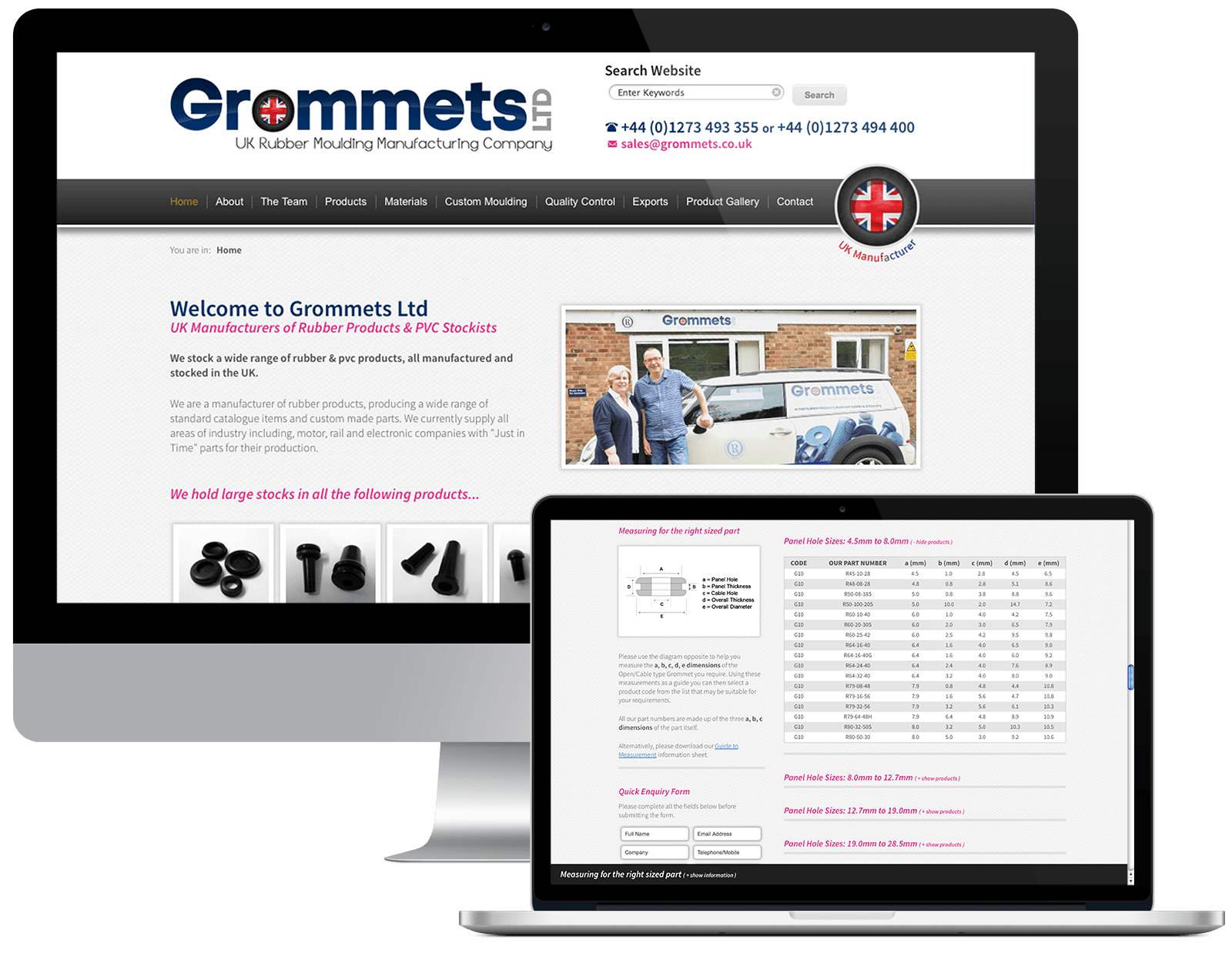 Grommets Ltd - Visit the Website