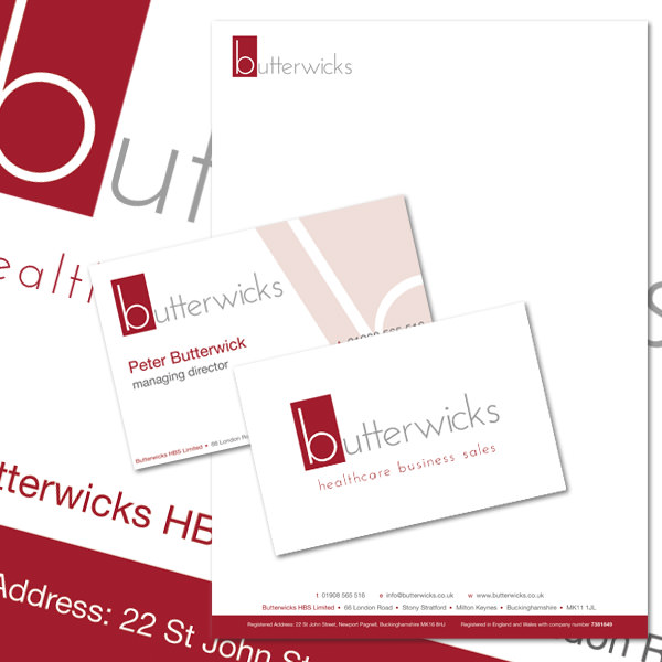 Butterwicks Letterheads and Business Cards