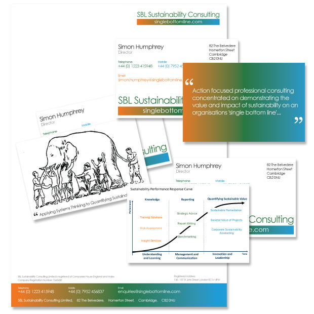 SBL Sustainability Consulting Stationery