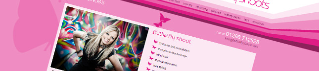 Butterfly Shoots Limited Website and Branding