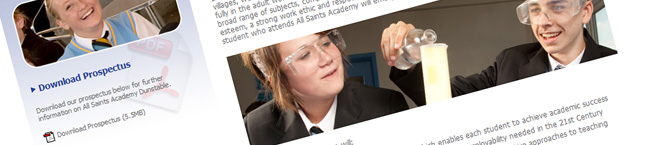 All Saints Academy Dunstable Website