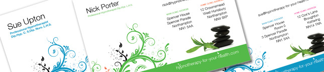 Hypnotherapy For Your Health Business Cards