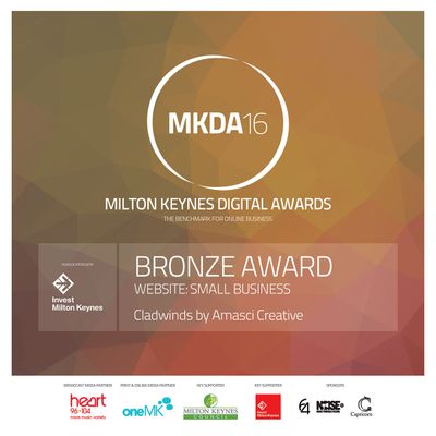 MKDA 16 - Bronze Award for 'Small Business Website' category
