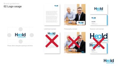 Heald Solicitors Logo Usage