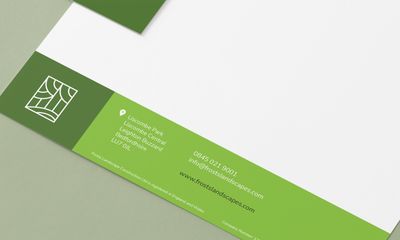 Frosts Landscapes letterhead, close-up detail