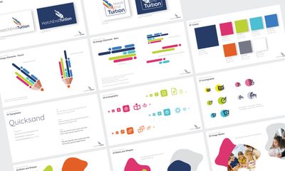 Hatch End Tuition brand identity