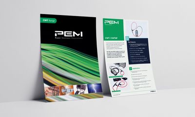 PEM CWT and CWTHF data sheet, front view