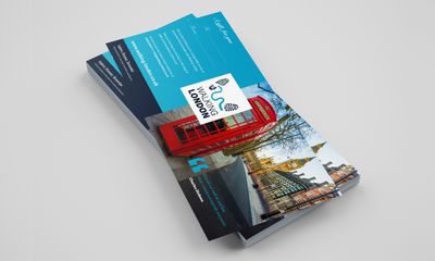 Walking London stack of gift vouchers