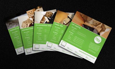 Boxx Comms tariff cards