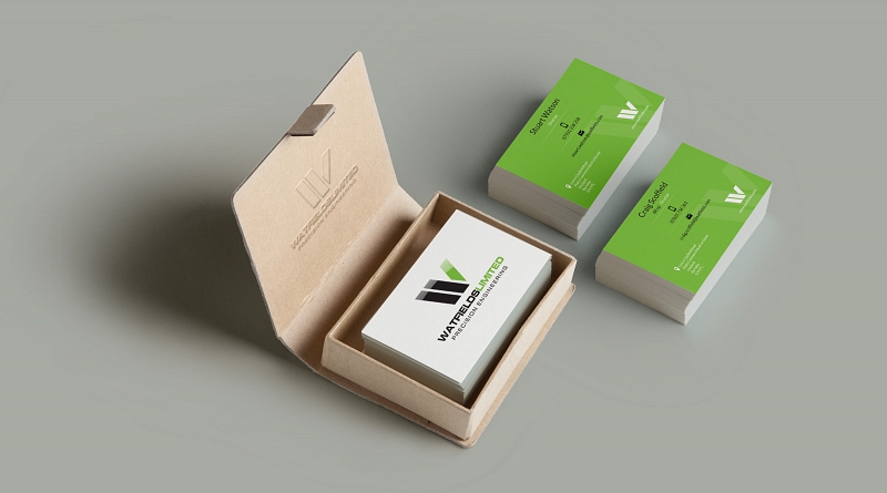 Watfields Engineering - Design of double sided business cards for two directors and one generic card